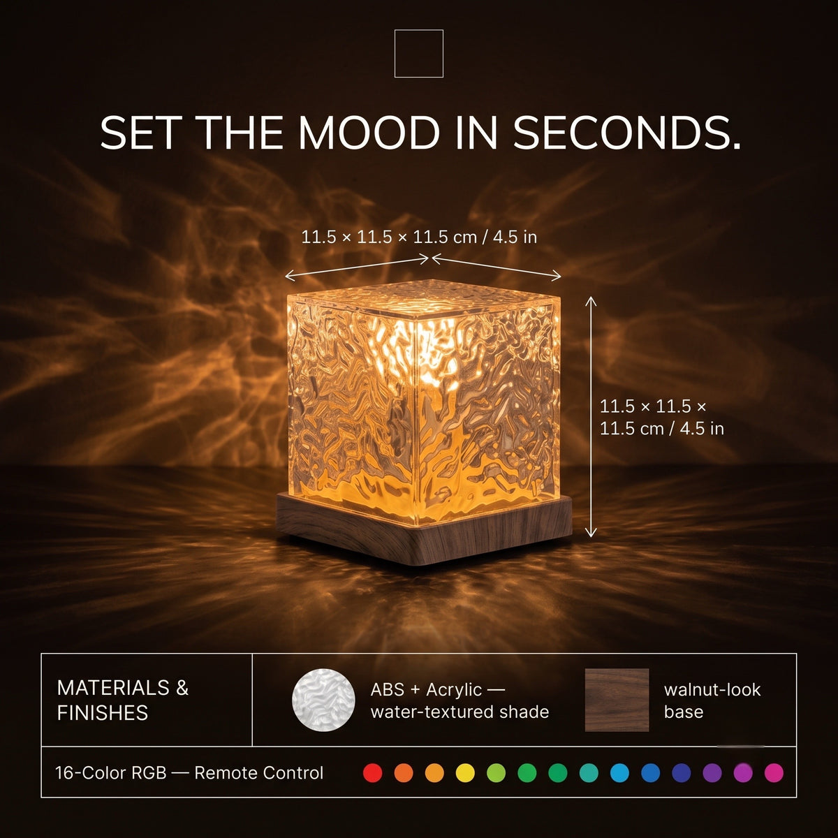 Coram Ripple Glow Lamp