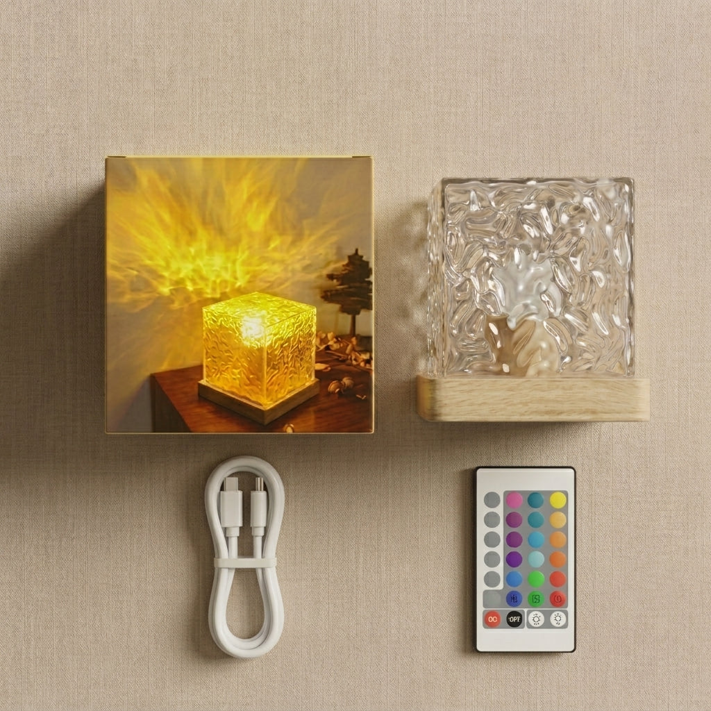 Coram Ripple Glow Lamp box contents