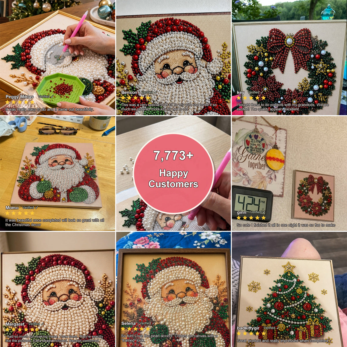 Coram Christmas Pearl Art Kit
